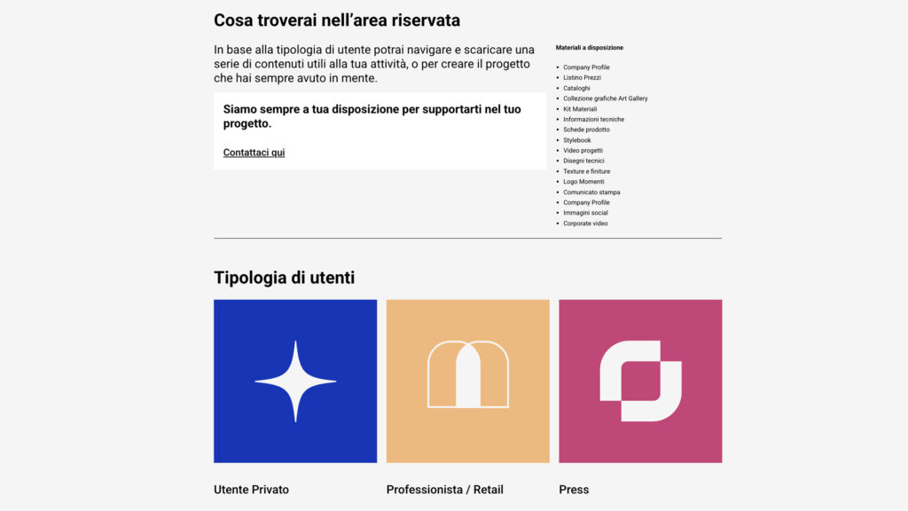 Vi presentiamo la nuova Area Riservata - Momenti Casa