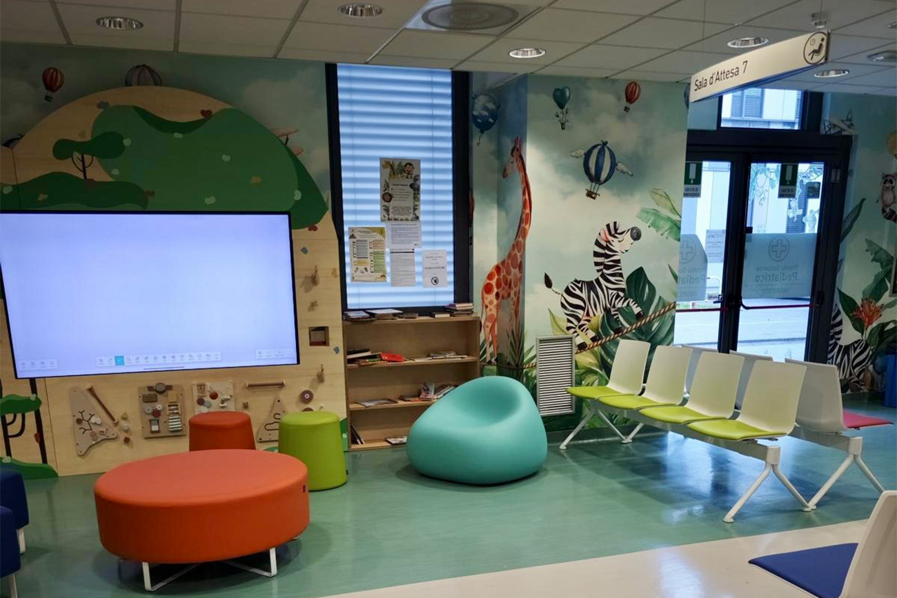 Il Reparto pediatrico si veste di fibra di vetro | Momenti
