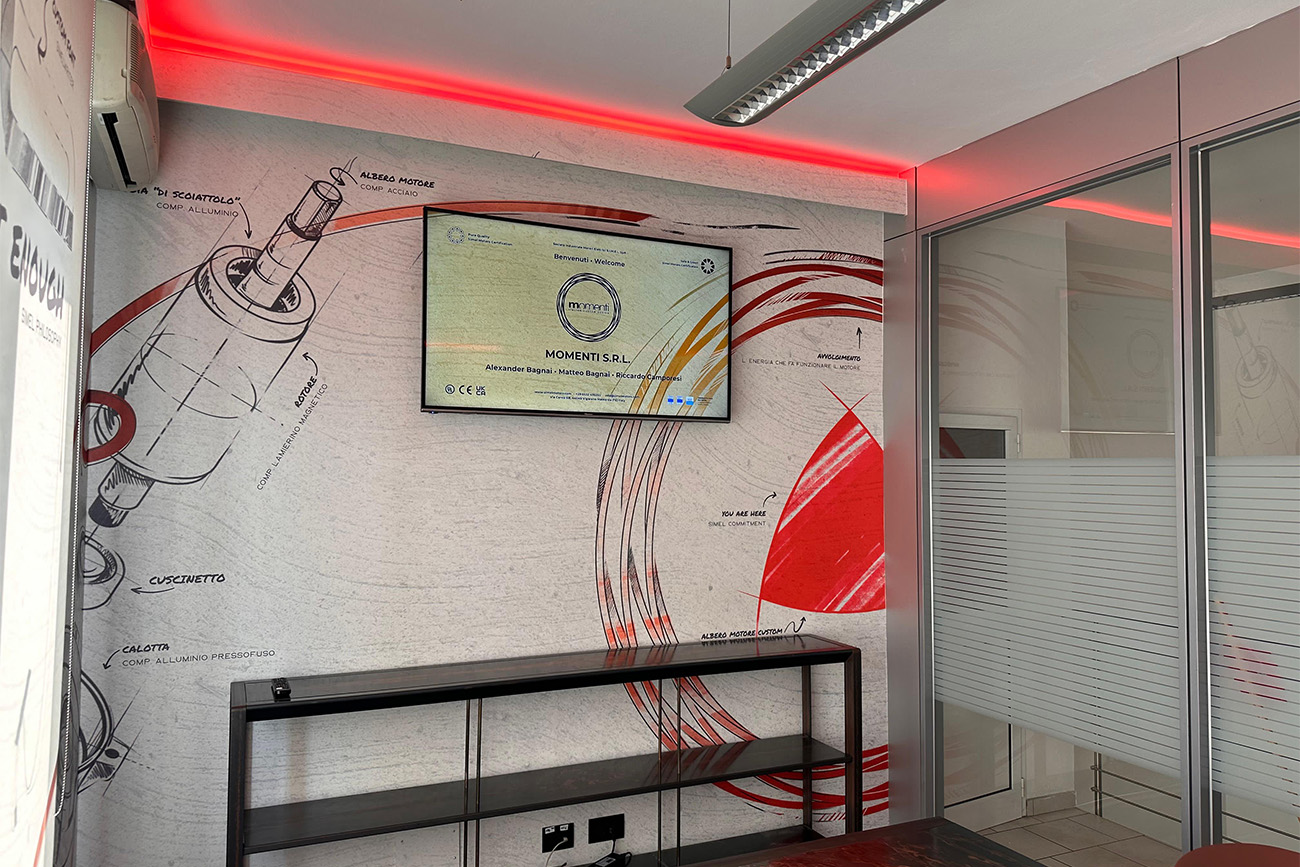 Design su misura per la sala riunioni di Simel | Momenti