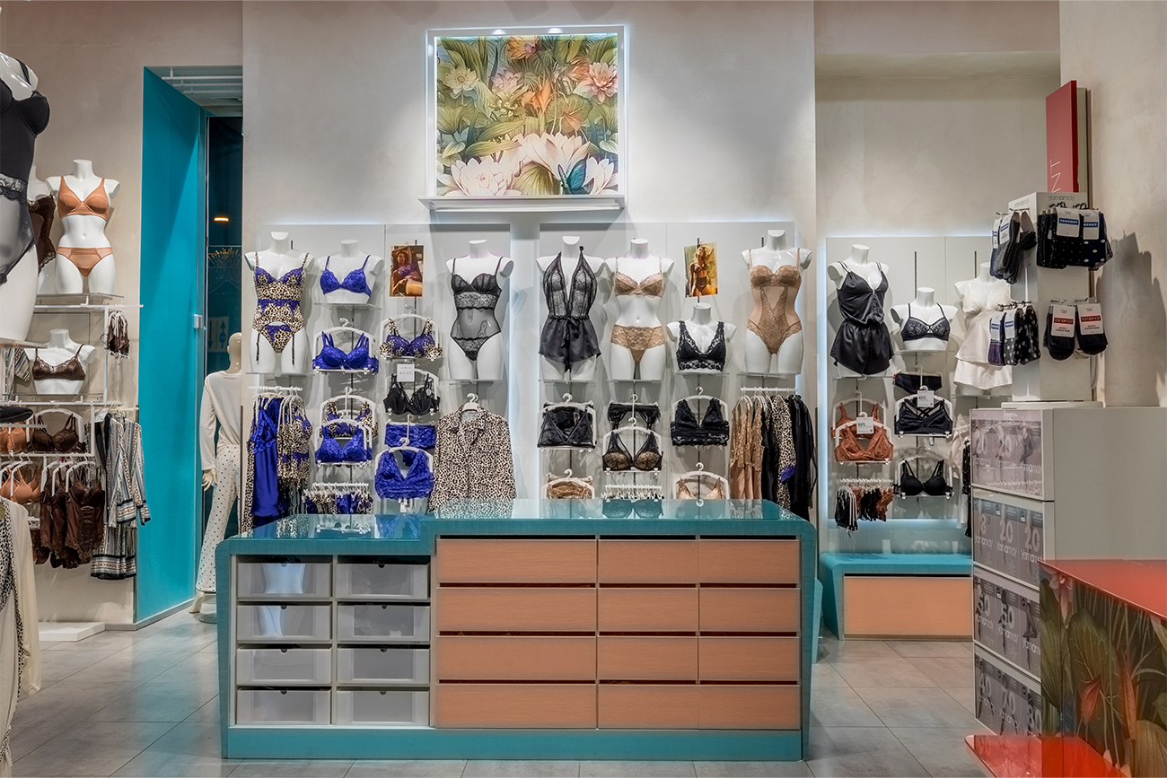 Restyling in Tecno Fiber per lo store di Yamamay | Momenti